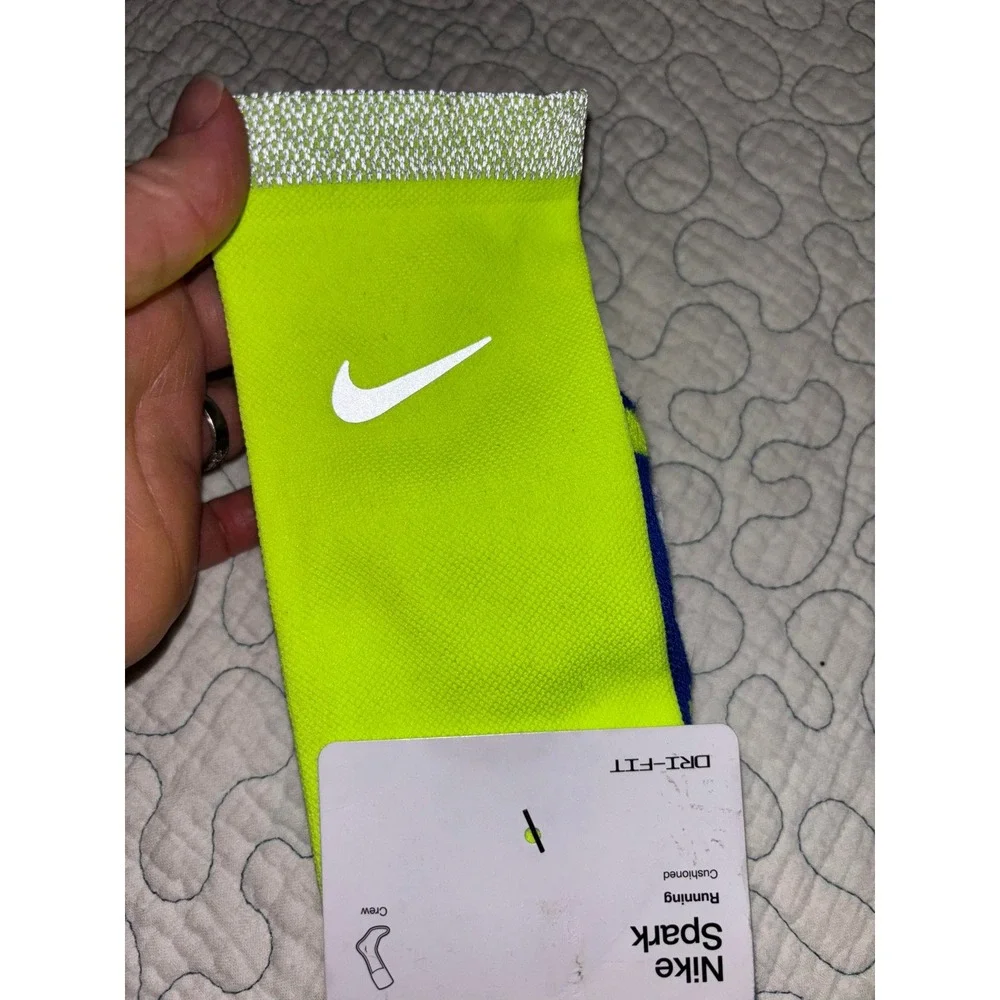 Nike Spark Ankle Running Socks Dri-FIT Crew Ankle Men 8-9.5 2PK